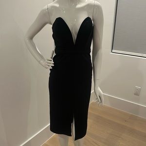 NWT midi LBD with front slit